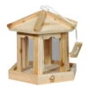 Vogelhaus Pavillon 6-Eck Hängend, FSC®-Holz Und Acrylglas, Ca. 19 X 18 X 18 Cm -Freien Garten Promotion Geschäft 0910100614 Vogelhaus Pavillon 6 eck FSC mit Futterterrasse u Kordel 1 55366