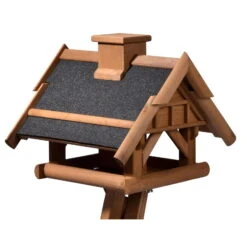 Vogelhaus Inkl. Ständer, Holz, Bernstein, 39 X 38 X 33 Cm -Freien Garten Promotion Geschäft 0910101485 Vogelhaus inkl Staender 9 111708