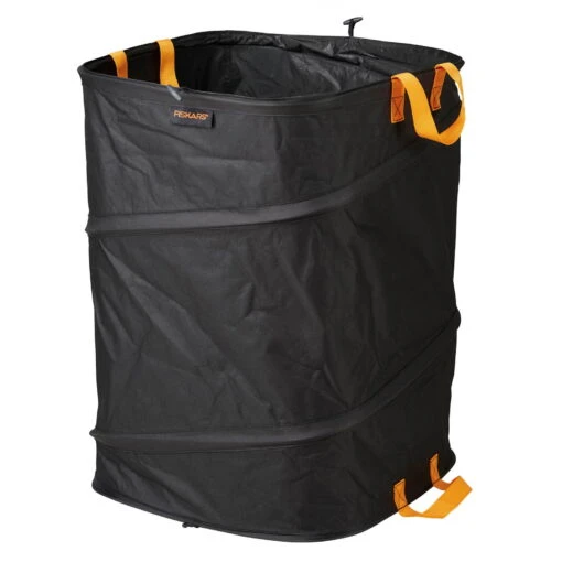 Fiskars Gartensack 'Solid PopUp', Schwarz/orange, 175 Liter -Freien Garten Promotion Geschäft 0910801870 Ergo Pop Up Gartensack 175l 2 104022