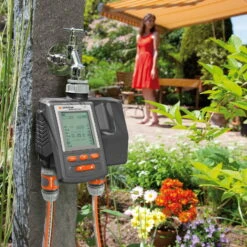 Bewässerungscomputer, Gardena, 2 Gartenbereiche, 3 Vorgänge Täglich -Freien Garten Promotion Geschäft 0930101137 Bewaesserungscomputer MultiControl duo 6 61564