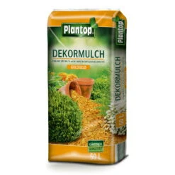 Plantop Dekormulch Goldgelb, 1950 L Gesamt, 39 Sack á 50 Liter -Freien Garten Promotion Geschäft 0960200190 Plantop Dekormulch 10 40mm goldgelb 50l 1 1 78111