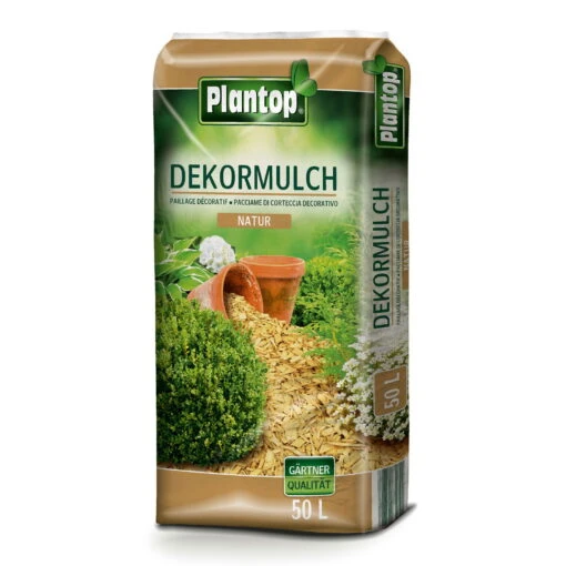 Plantop Dekormulch Natur, 1950 L Gesamt, 39 Sack á 50 L, Palettenware Ohne Zusätzliche Versandkosten -Freien Garten Promotion Geschäft 0960200193 Plantop Dekormulch 10 40mm natur 50l1 78114