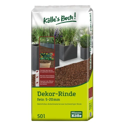 Kölle's Beste Dekor-Rinde Fein, 2250 L Gesamt, 45 Sack á 50 L, Palettenware -Freien Garten Promotion Geschäft 0960400022 KB Dekorrinde 05 20mm 50L1 77012