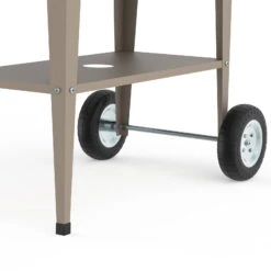 Hochbeet-Trolley Mit Rädern, Taupe, Metall, 75 X 35 X 80 Cm, 47 L -Freien Garten Promotion Geschäft 0980250143 Urban Garden Trolly auf Raedern taupe 3 84525