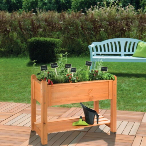 Hochbeet 'Premium', Honigbraun, Ca. 113 X 59 X 84,5 Cm -Freien Garten Promotion Geschäft 0980250191 Koelles Beste Hochbeet Premium Honig 3 114694