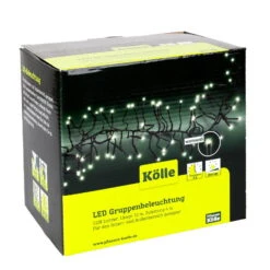 LED Lichterkette, Gruppenbeleuchtung, 1128 Lichtern, Warmweiß, 10Meter -Freien Garten Promotion Geschäft 2040304354 LED Gruppenbel 1128L warmweiss 10m Timer Dimmer aussen schwarz 55739